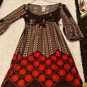 Womens fall dress with puff sleeves size Small